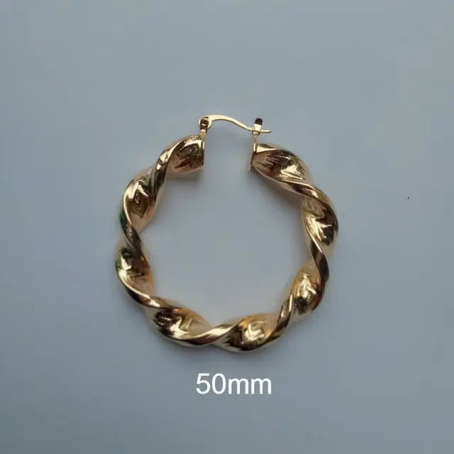 Great Wall Hoop Earrings