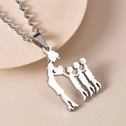 Family Silver Necklaces