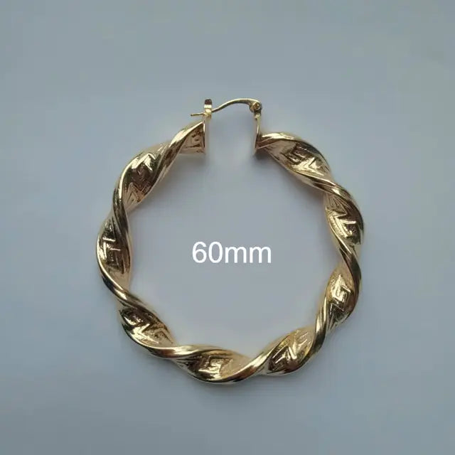 Great Wall Hoop Earrings