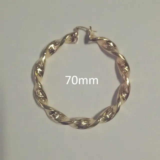 Great Wall Hoop Earrings